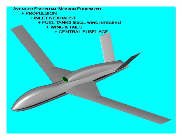 3d model predator c avenger - Predator C Avenger -3dm.zip, 3ds.zip, dwg.zip by RodgerSaintJohn